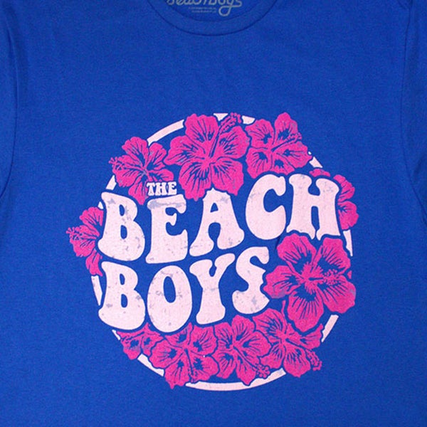 The Beach Boys Floral Print T Shirt Carousel 2