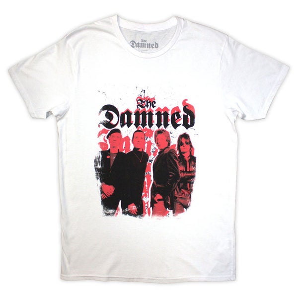 The Damned Repeat Logo Photo T Shirt Carousel 1