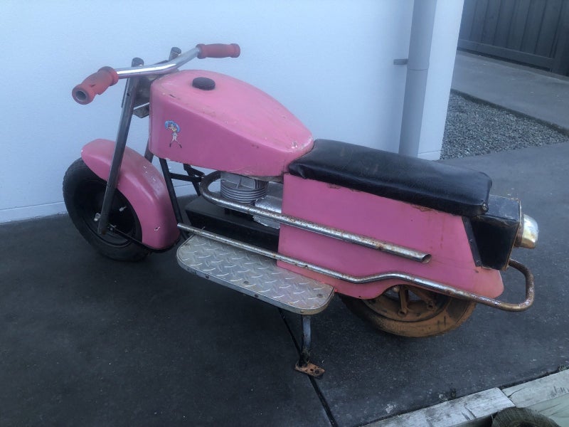 Old Pink Carnival Carousel Motorbike Carousel 2