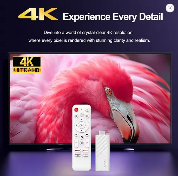 H96 MAX Android TV Stick Allwinner H313 2.4G Wifi 5G 16GB G10S 4K Voice Remote Carousel 2