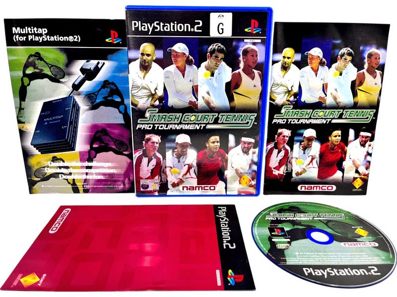 Smash Court Tennis Pro Tournament (PS2) *COMPLETE COLLECTOR'S w/ GAME CATALOGUE* Carousel 1