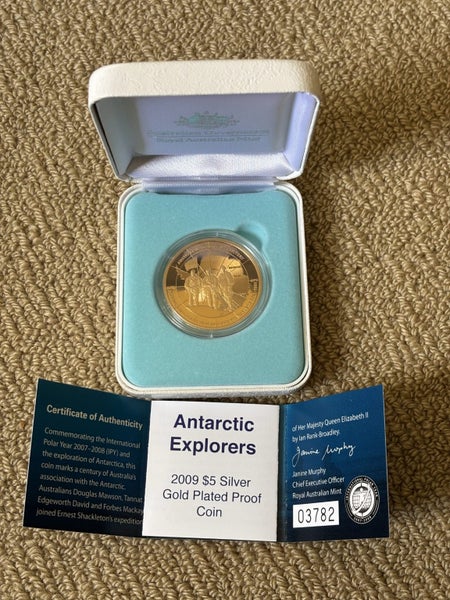 Antarctic Explorers $5.00 coin Carousel 1