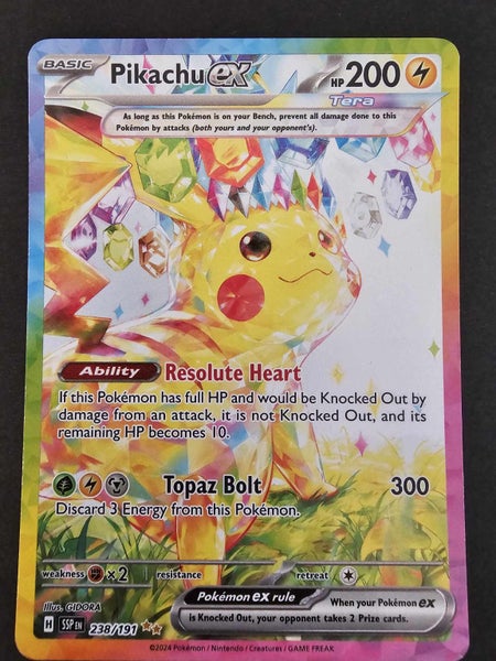 Pikachu TCG Surging Sparks 238/191 Carousel 1
