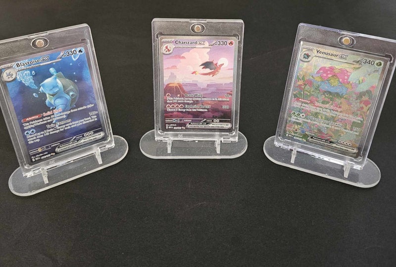 Pokemon 151 - Big 3 - Charizard, Blastoise and Venusaur! $1 Reserve! Carousel 1