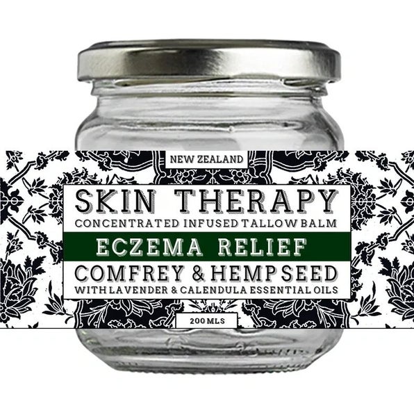 Eczema Relief Comfrey Balm 200 ml - NZ Tallow Skincare Carousel 1