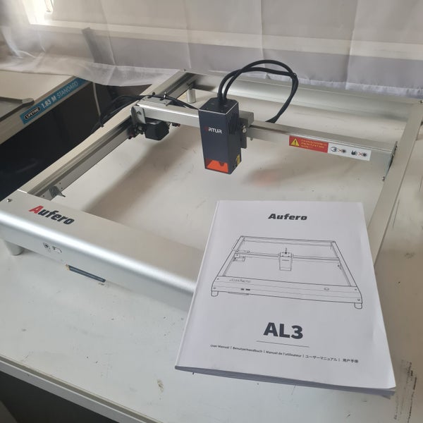 Aufero AL3 Laser Engraver Machine 20W Carousel 1