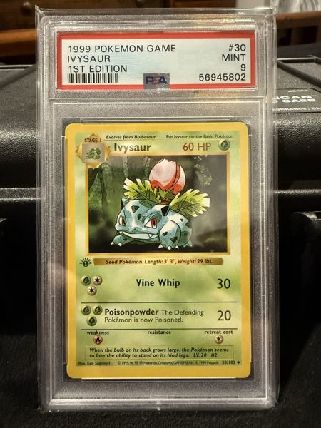 PSA9 Mint 1st Edition Ivysaur Carousel 1