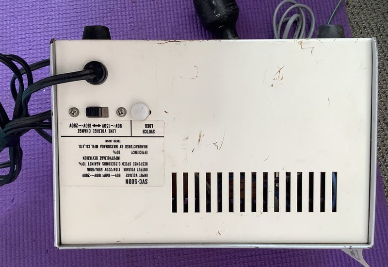 Matsunga Stavol SVC-500N Voltage Stabiliser 220/110V Carousel 3
