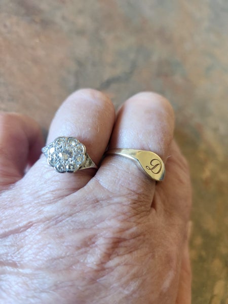 Vintage 18ct Diamond Cluster Ring Carousel 2