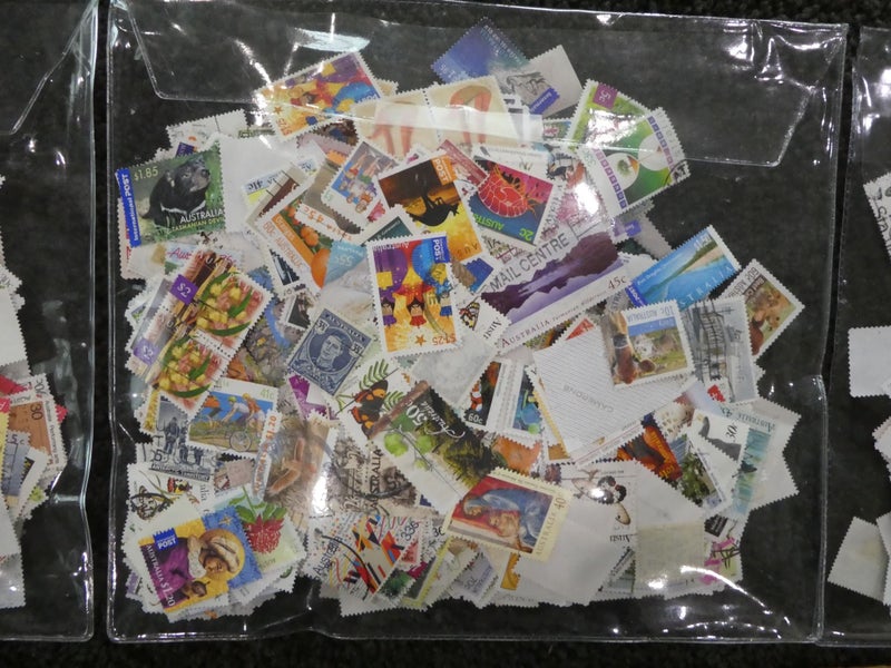 3 Good Bags of Australia stamps-$1res Carousel 2