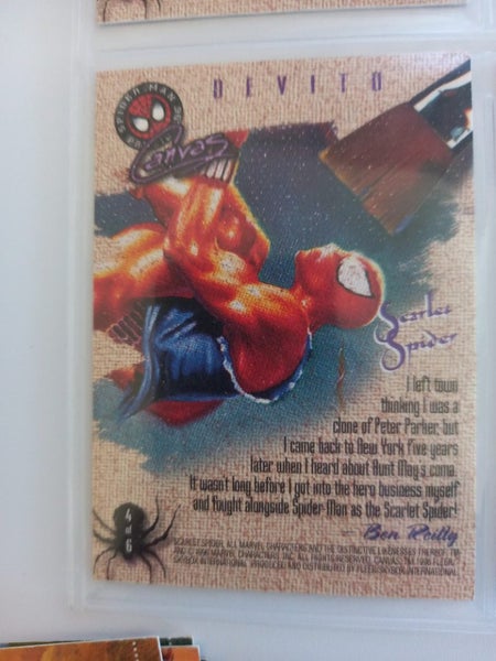 1996 Spiderman Premium 4/6 Canvas Scarlet Spider Carousel 2