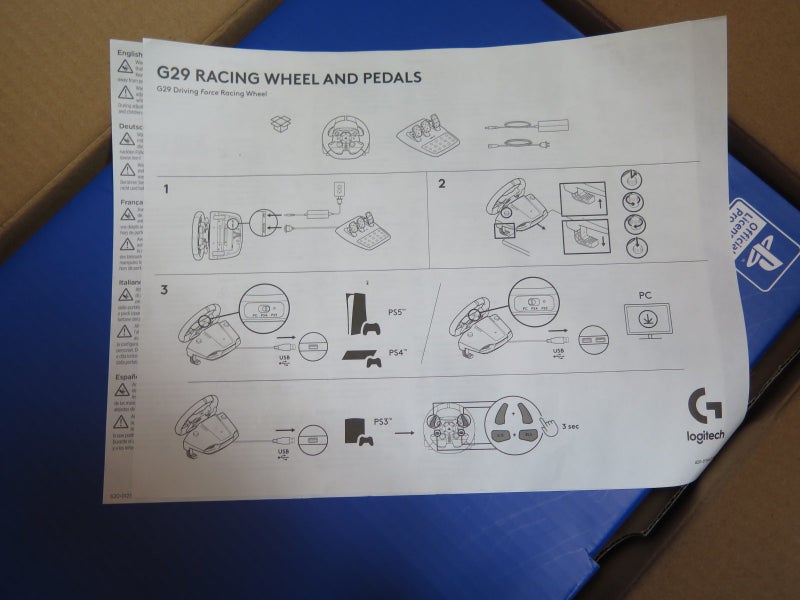 Logitech G29 Steering Wheel Carousel 2