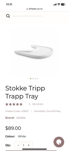 Stokke Tripp Trapp baby set and tray Carousel 3