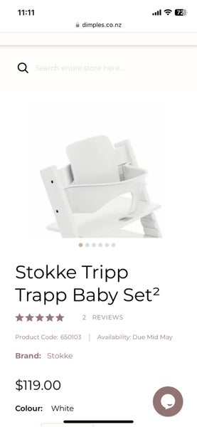 Stokke Tripp Trapp baby set and tray Carousel 2