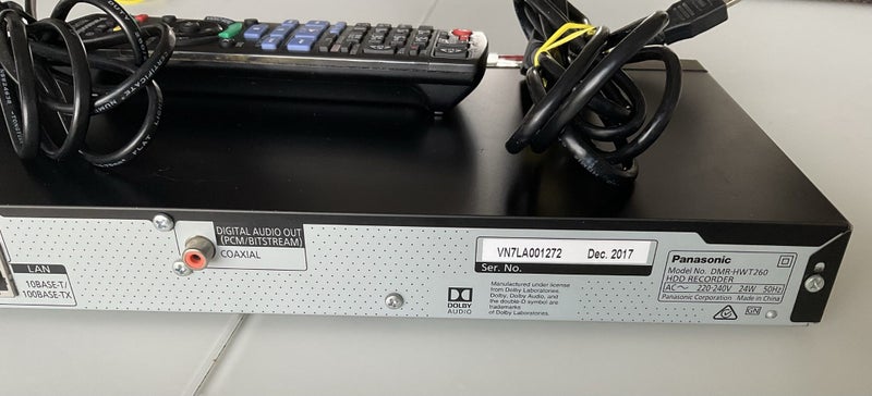 Panasonic DMR-HWT 260 Hard Drive Recorder Carousel 2