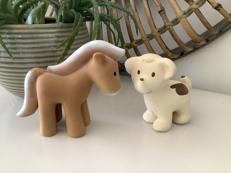 Tikari natural rubber teething/bath toys Carousel 1