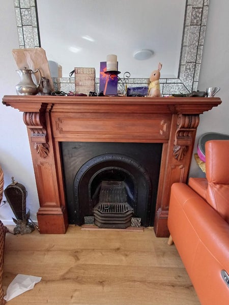 Fire place surround kauri Carousel 1