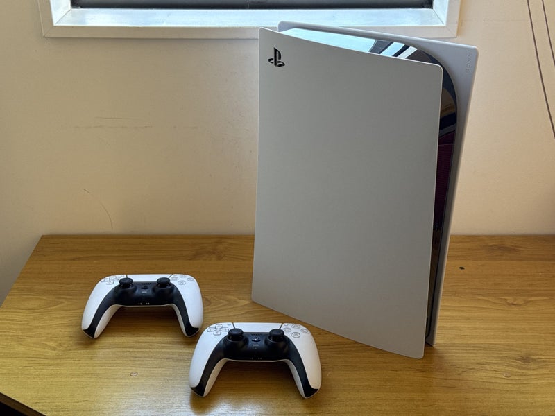 PS5 digital edition 1TB + 2x DualShock controllers Carousel 1