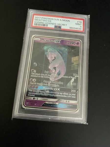 Mewtwo GX - Shining legends - PSA 9 Carousel 2
