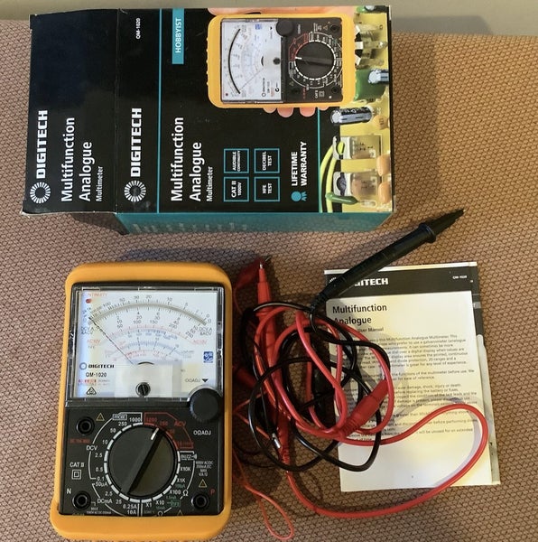 Digitech QM1020 Analogue Multimeter Carousel 2