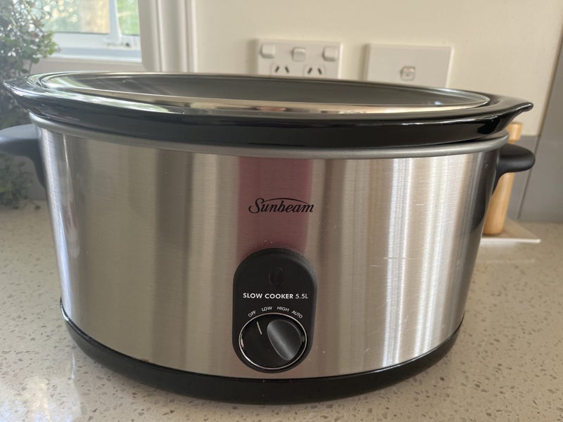 Sunbeam Slow Cooker 5.5L Silver Carousel 1
