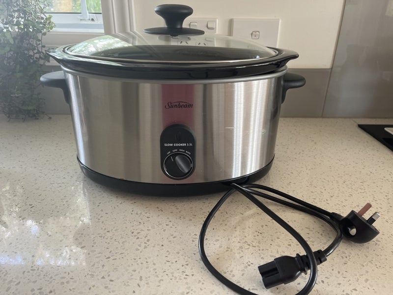 Sunbeam Slow Cooker 5.5L Silver Carousel 2