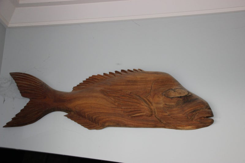 Large hanging Wooden fish629347106160661114