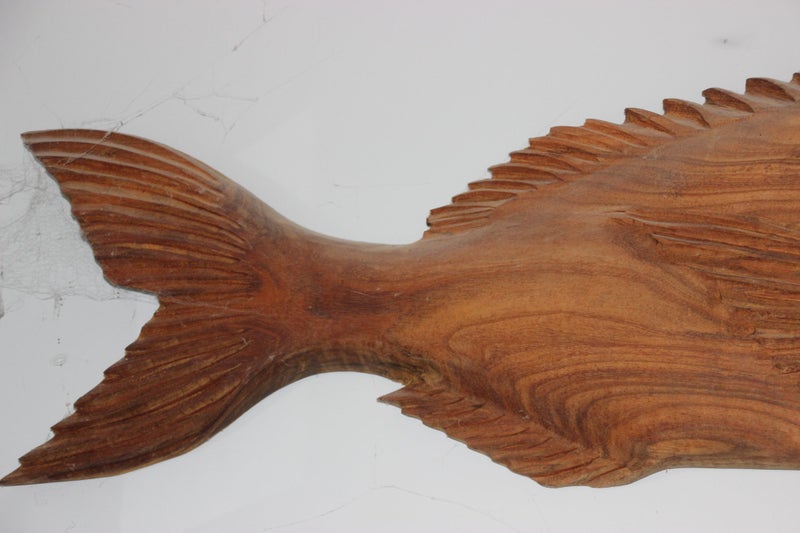 Large hanging Wooden fish62934710616066112
