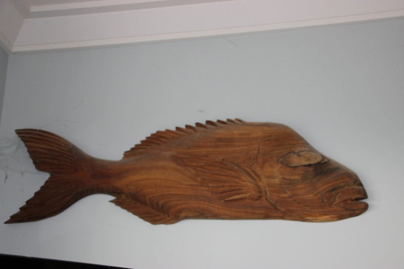 Large hanging Wooden fish62934710616066114