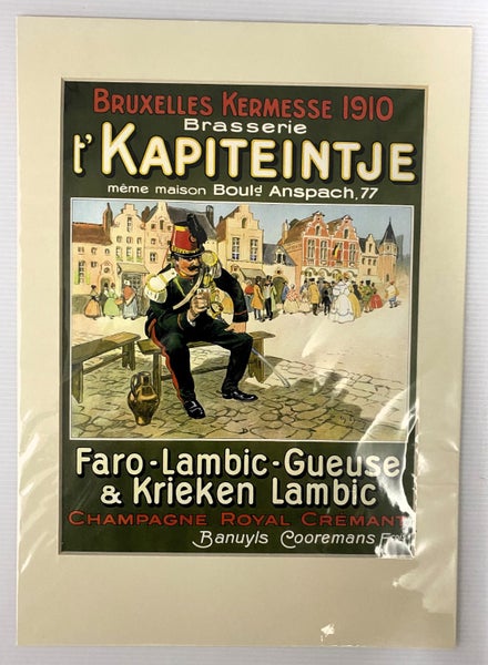 Four colourful prints of European drink posters suitable for framing Carousel 4