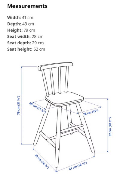 IKEA AGAM Junior Chair White, 2 chairs Carousel 6