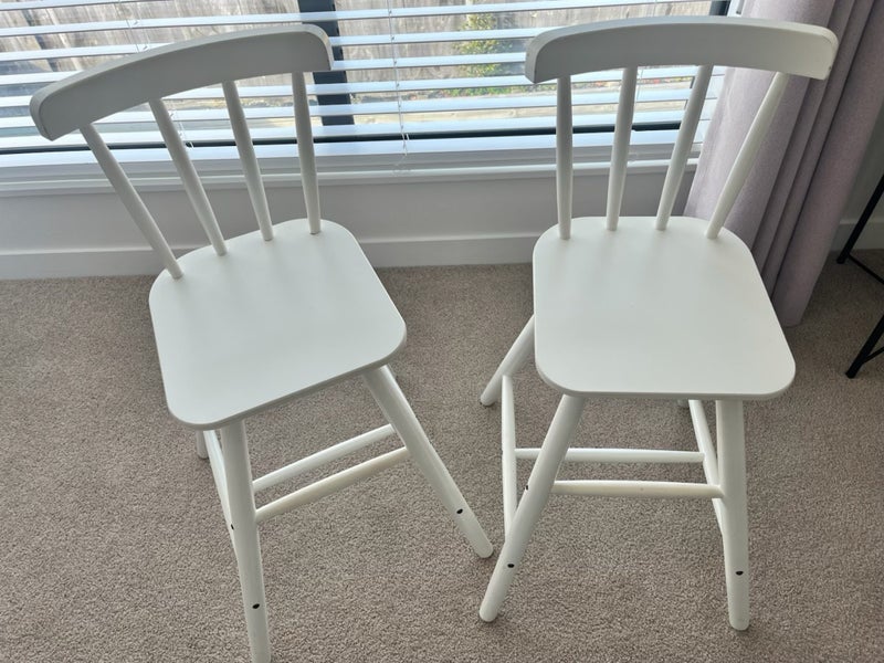 IKEA AGAM Junior Chair White, 2 chairs Carousel 2