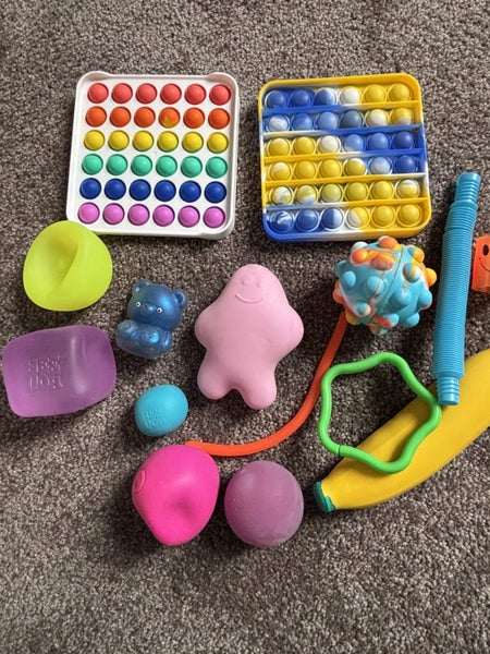 Fidget toys bulk listing !needohs popits squishy toys pop tube and more! Carousel 1