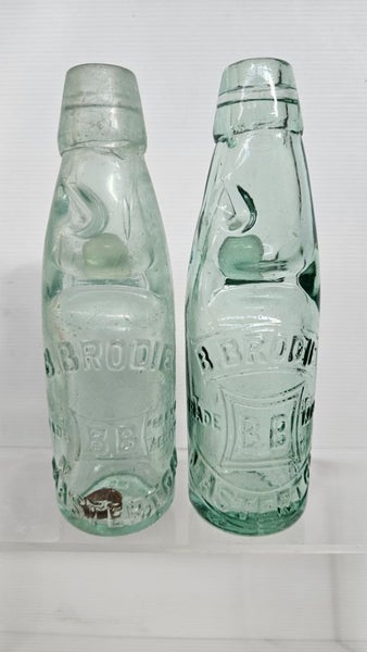 2 x B Brodie Masterton codd marble bottles Carousel 1