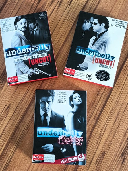 UNDERBELLY UNCUT (DVDS). X 3 (WON'T BE RELISTED) Carousel 1