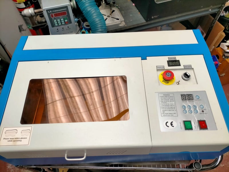 K40 40w CO² laser engraver/cutter- Upgraded. Carousel 2