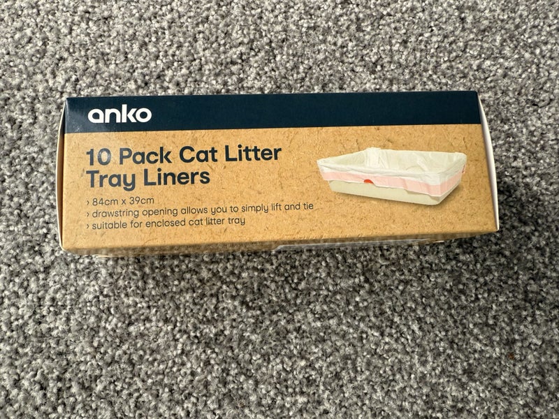 10 Cat litter tray liners. Unopened Carousel 1
