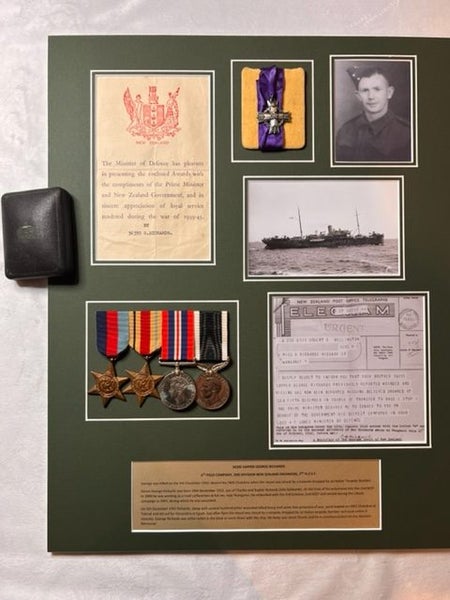 WW2 KILLED IN ACTION MEM. CROSS TO 36395 SAPPER GEORGE RICHARDS, 2ND N.Z.E.F. Carousel 1