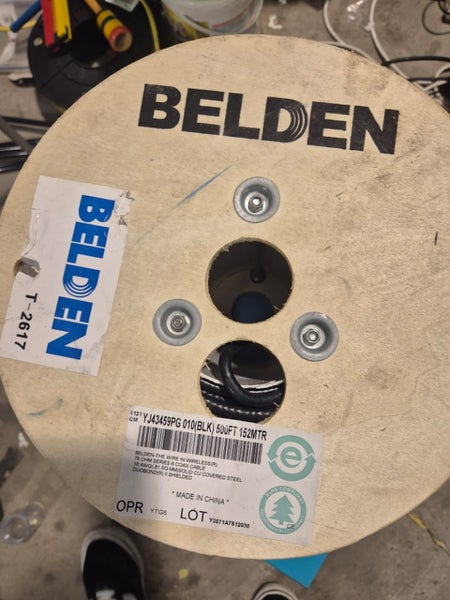belden 75 ohm series 6 coax cable $1!!! Carousel 2