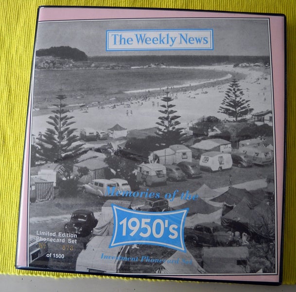 1950’s NEW ZEALAND PHONE CARD PACK (WEEKLY NEWS) Carousel 1