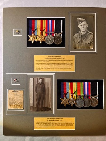 NZ WW2 PRISONER OF WAR MEDAL GROUPS TO TWO 2ND N.Z.E.F. SOLDIERSNEW ZEALAND Carousel 1