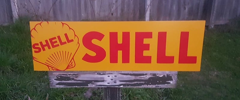 SHELL SIGN 700MMX280MM Carousel 1