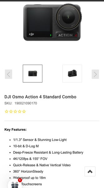 DJI Osmos Action 4 Sports camera Carousel 2