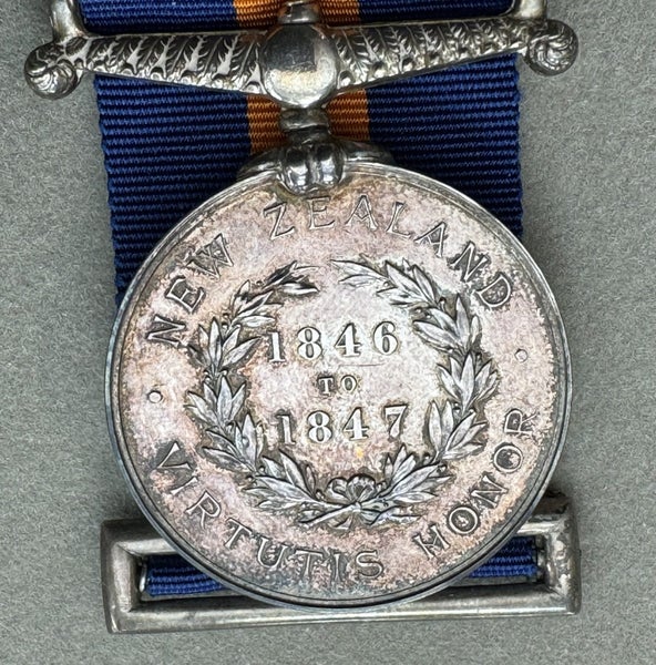 RARE - MAORI WAR MEDAL & BALTIC MEDAL - John Blake - 1846-47 HMS Calliope Carousel 18