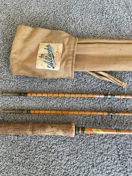 Alcock of England 3 pce Cane Rod Carousel 1