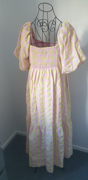 NEW Decjuba Puff Sleeve Maxi Dress Carousel 5