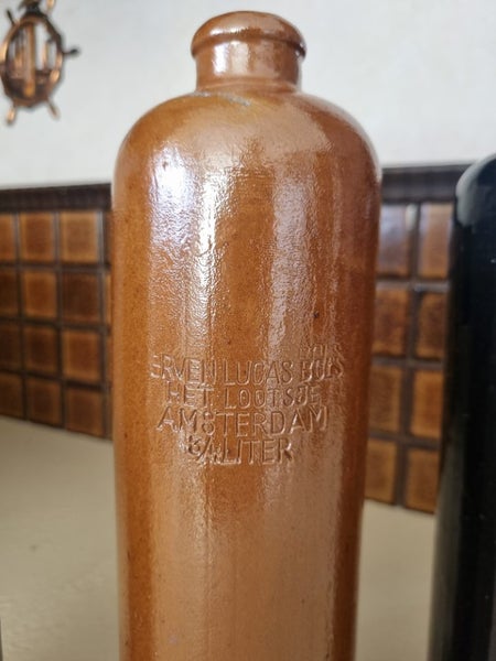 Vintage European Stoneware BOTTLES X3 Carousel 2