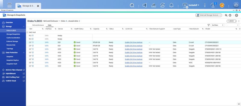 QNAP TVS-882 NAS + 38TB Storage (Home Server / Storage) Carousel 2
