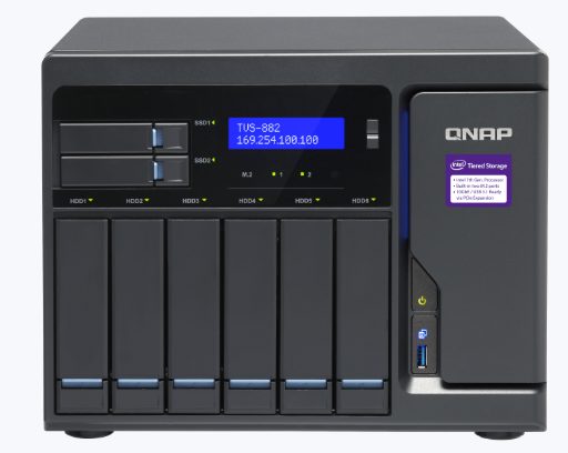 QNAP TVS-882 NAS + 38TB Storage (Home Server / Storage) Carousel 1