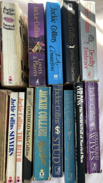 HUGE Jackie Collins Books vintage set - x17 books Carousel 2